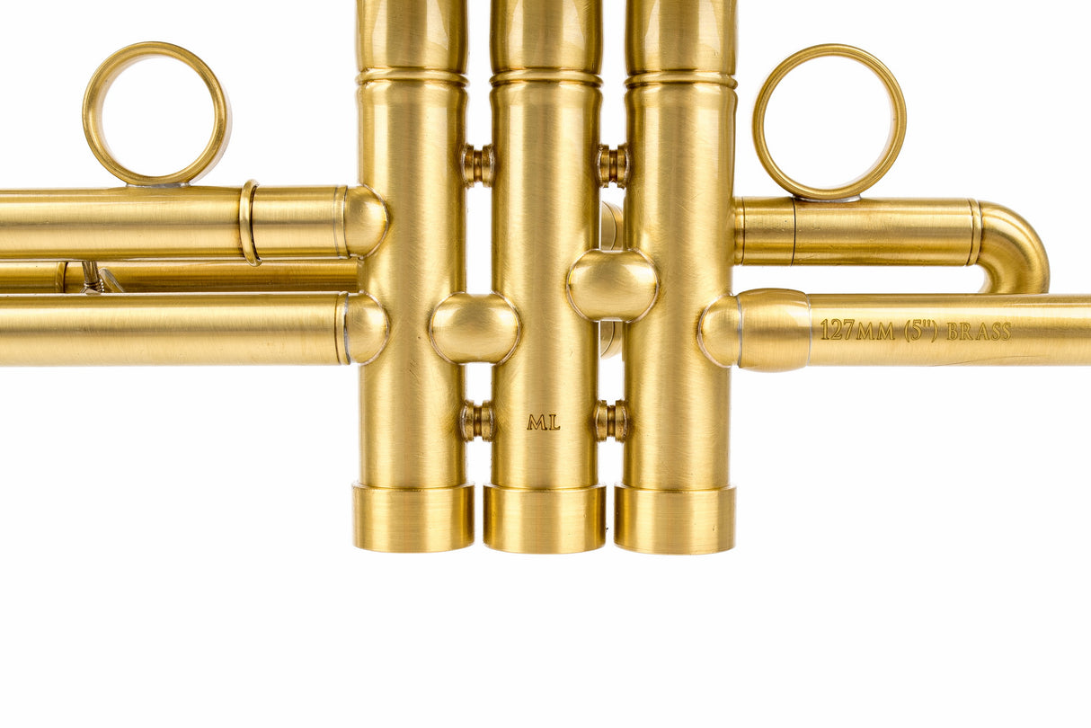 KGUmusic Capella C Trumpet |  Light Satin with Gloss Lacquer Finish