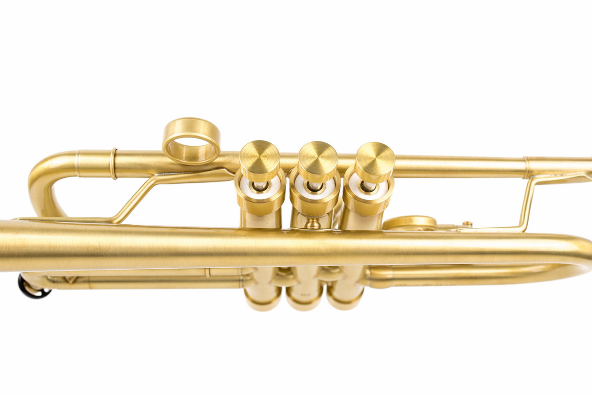 KGUmusic Capella C Trumpet |  Light Satin with Gloss Lacquer Finish