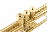 KGUmusic Capella C Trumpet |  Light Satin with Gloss Lacquer Finish