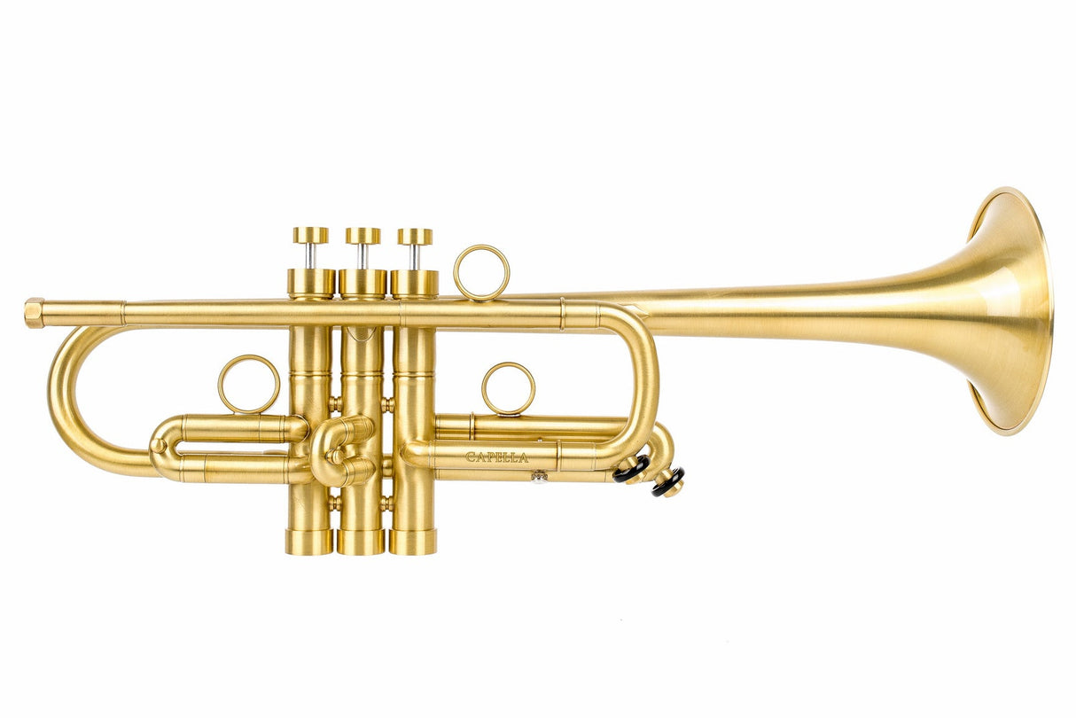 KGUmusic Capella C Trumpet |  Light Satin with Gloss Lacquer Finish