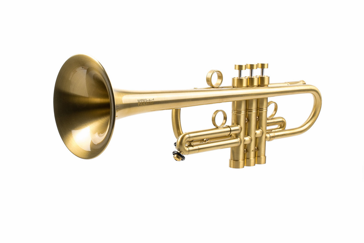 KGUmusic Capella C Trumpet |  Light Satin with Gloss Lacquer Finish