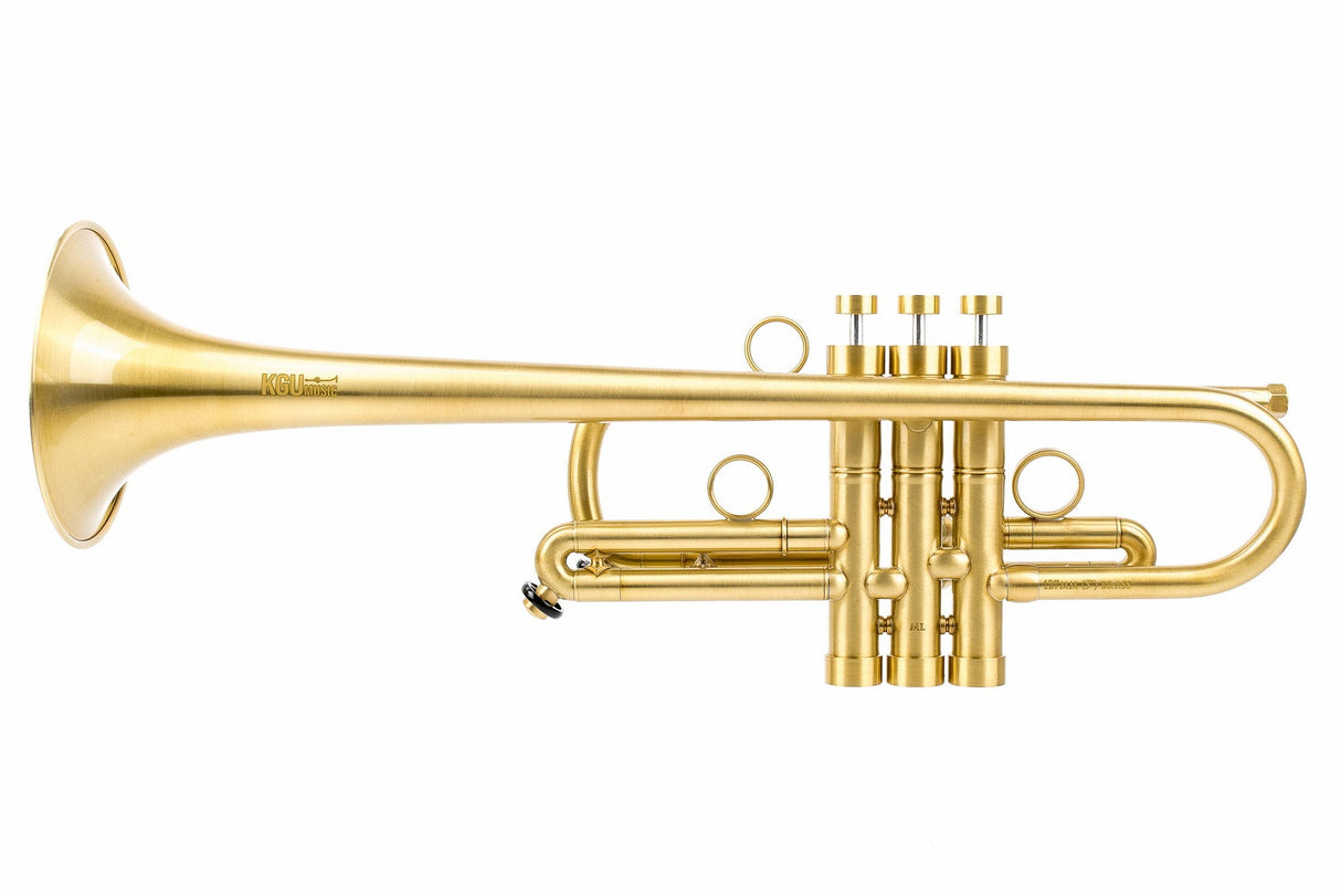 KGUmusic Capella C Trumpet |  Light Satin with Gloss Lacquer Finish