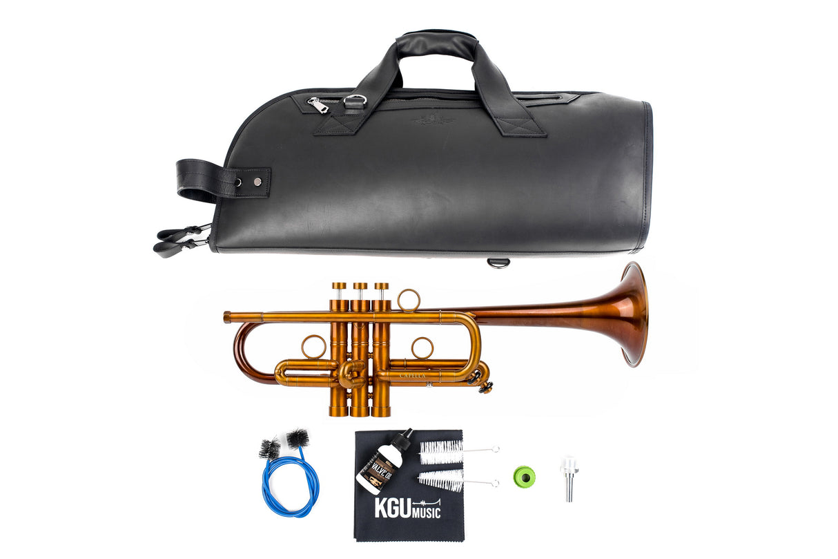 KGUmusic Capella C Trumpet | Patina with Gloss Lacquer Finish