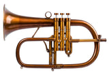 KGUmusic F1 Flugelhorn | 155 mm Bronze Bell, Dark Patina