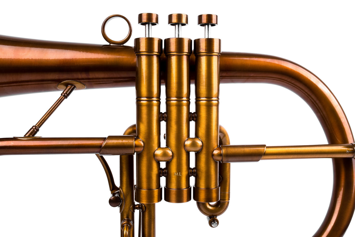 KGUmusic F1 Flugelhorn | 155 mm Bronze Bell, Dark Patina