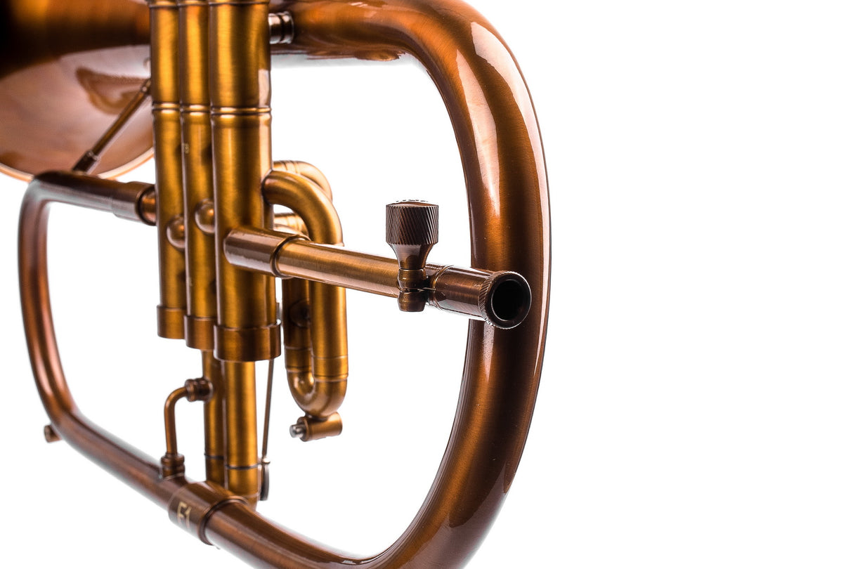 KGUmusic F1 Flugelhorn | 155 mm Bronze Bell, Dark Patina