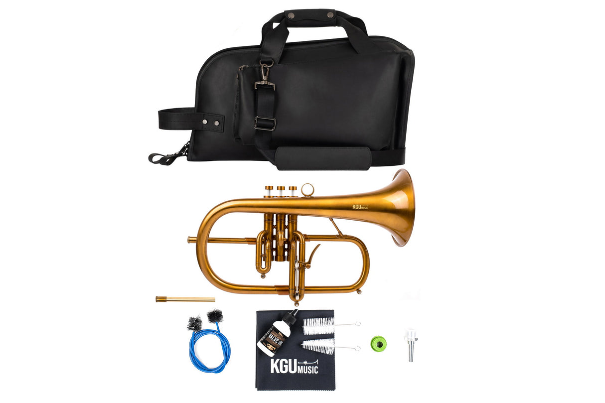 KGUmusic F1 Flugelhorn with Bronze Bell