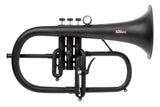 KGUmusic F1 Flugelhorn with Bronze Bell | Black Lacquer