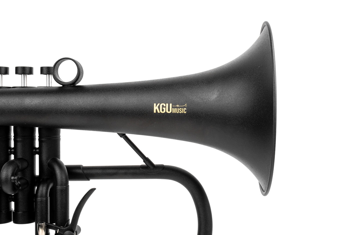 KGUmusic F1 Flugelhorn with Bronze Bell | Black Lacquer