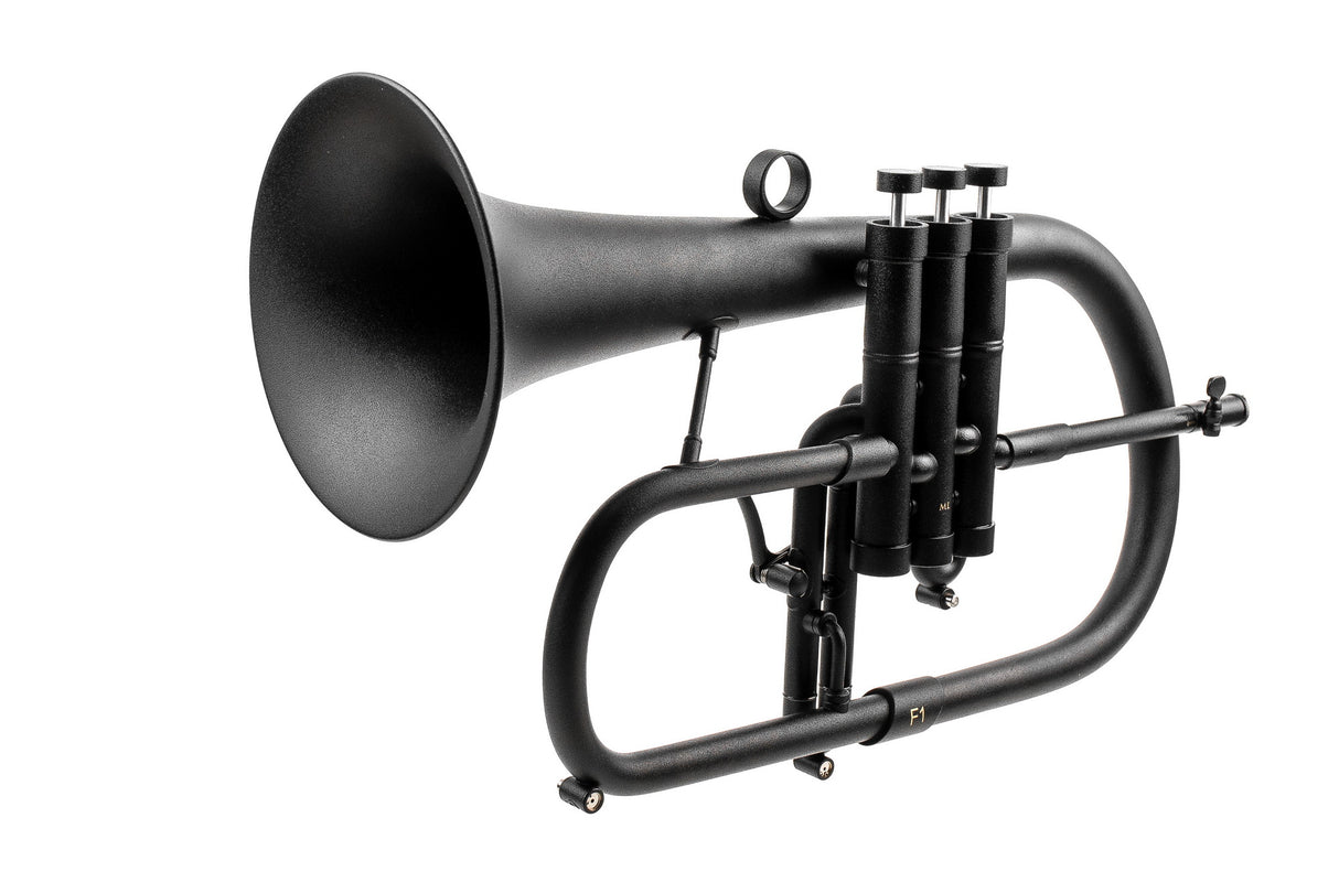 KGUmusic F1 Flugelhorn with Bronze Bell | Black Lacquer