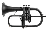 KGUmusic F1 Flugelhorn with Bronze Bell | Black Lacquer