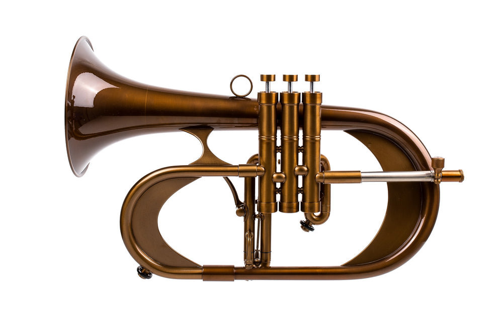 KGUmusic Handcrafted Flugelhorn | Dark Vintage Patina