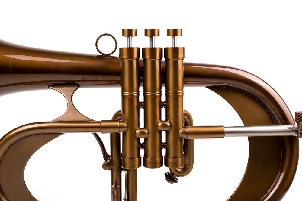 KGUmusic Handcrafted Flugelhorn | Dark Vintage Patina