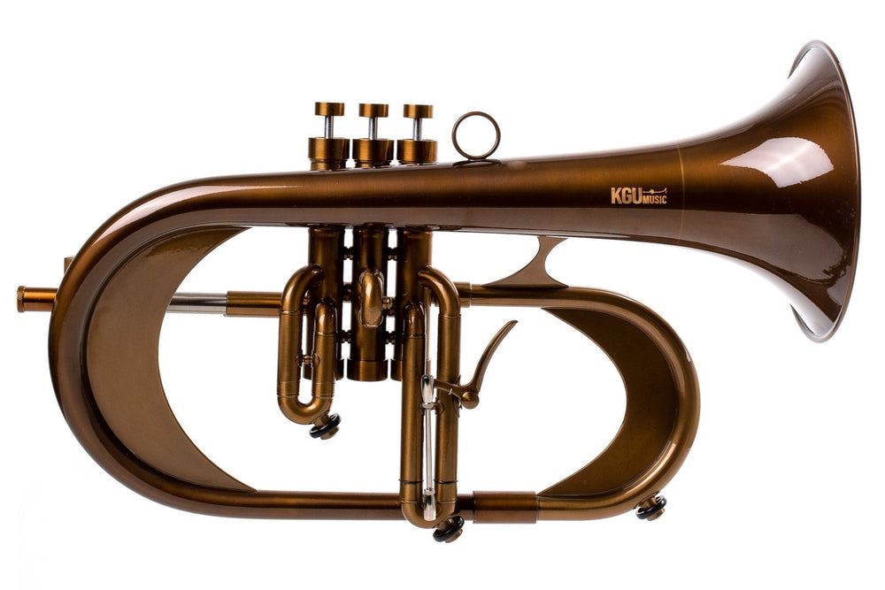 KGUmusic Handcrafted Flugelhorn | Dark Vintage Patina