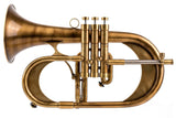 KGUmusic Handcrafted Flugelhorn | Red Brass 165 mm Bell, Dark Satin