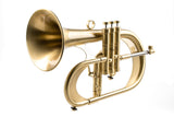 KGUmusic Handcrafted Flugelhorn | Red Brass 165 mm Bell, Light Satin