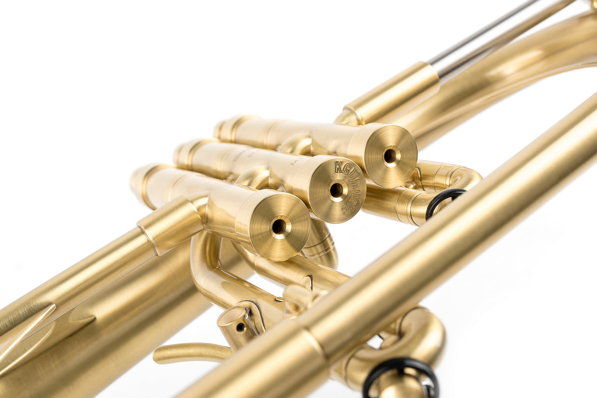 KGUmusic Handcrafted Flugelhorn | Red Brass 165 mm Bell, Light Satin