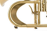 KGUmusic Handcrafted Flugelhorn | Red Brass 165 mm Bell, Light Satin