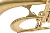 KGUmusic Handcrafted Flugelhorn | Red Brass 165 mm Bell, Light Satin