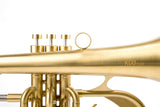 KGUmusic Handcrafted Flugelhorn | Red Brass 165 mm Bell, Light Satin