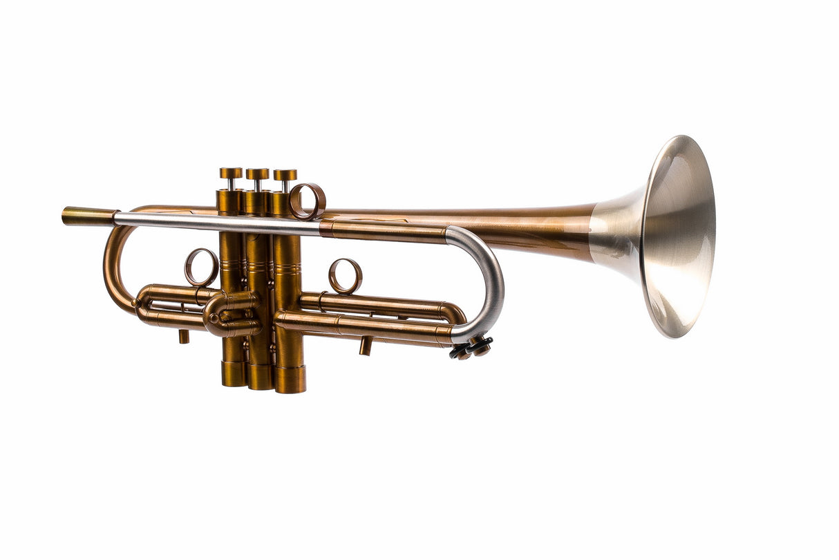 KGUmusic Obsidian Trumpet Bb | Dark Patina Finish