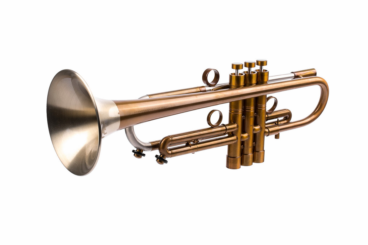 KGUmusic Obsidian Trumpet Bb | Dark Patina Finish