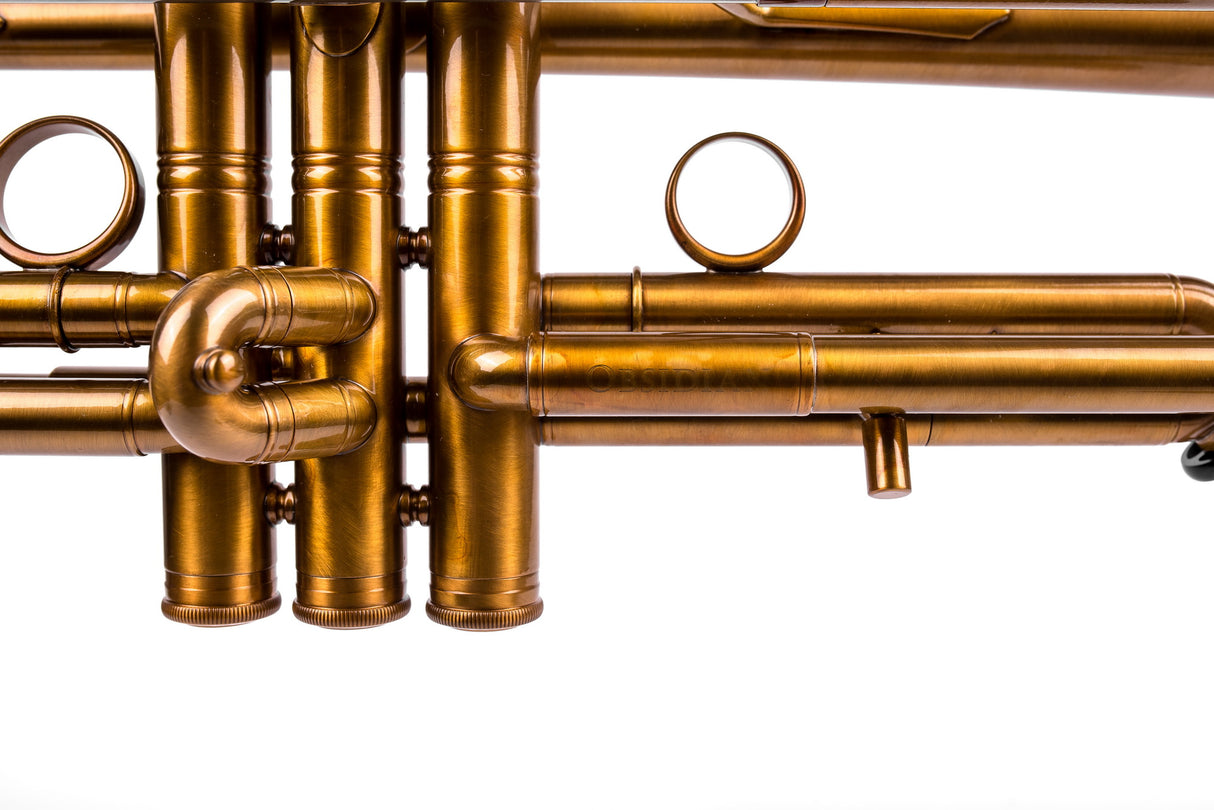 KGUmusic Obsidian Trumpet Bb | Dark Patina Finish