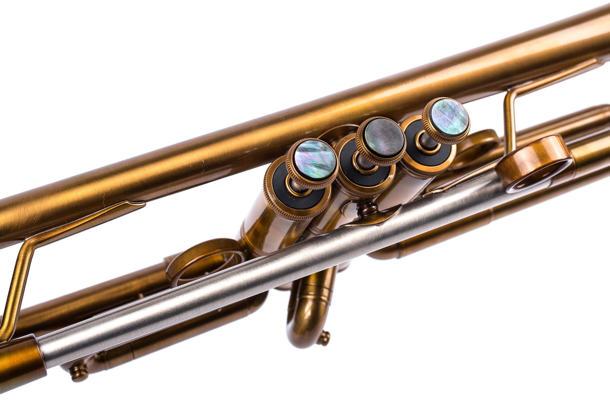 KGUmusic Obsidian Trumpet Bb | Dark Patina Finish