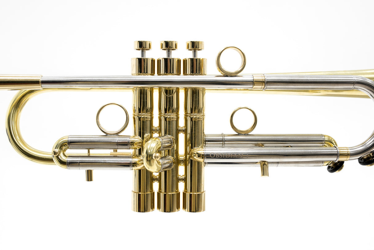 KGUmusic Obsidian+ Trumpet Bb | Raw Brass | 140mm