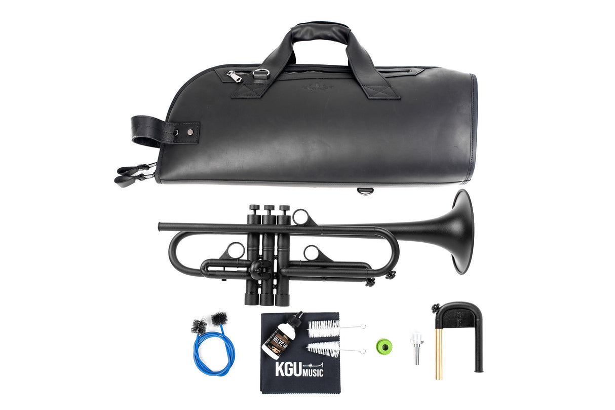 KGUmusic RS Trumpet with 140 mm Taylor Bell | Black Lacquer