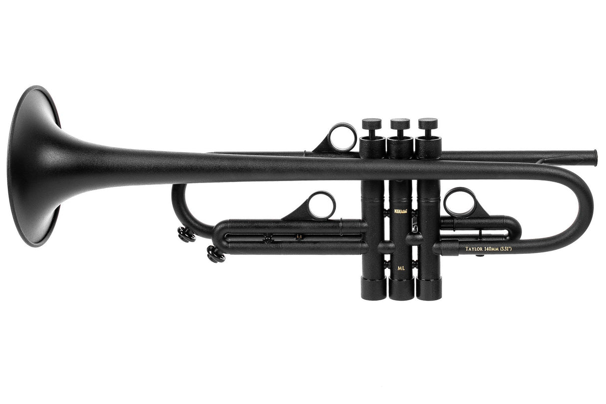 KGUmusic RS Trumpet with 140 mm Taylor Bell | Black Lacquer