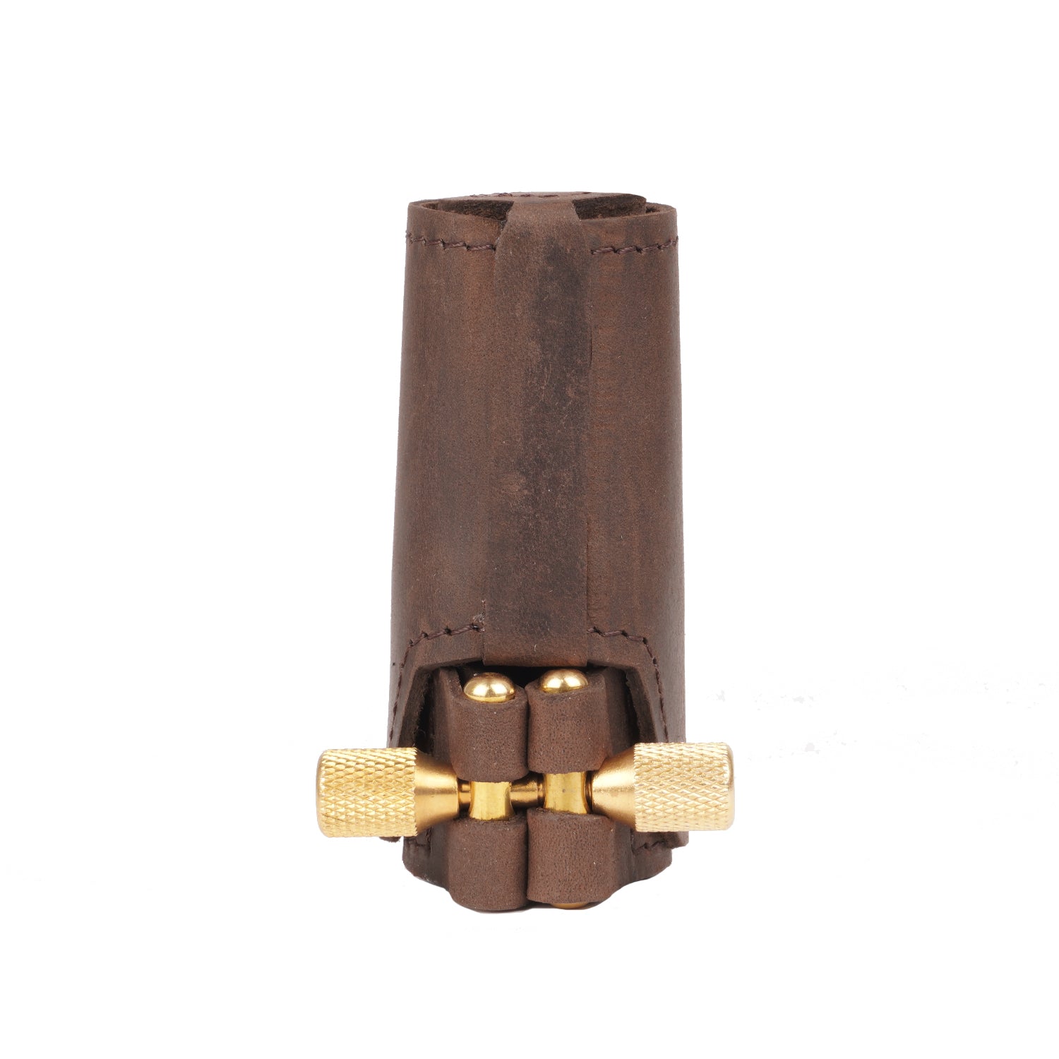 Leather Ligature & Cap for Alto Saxophone Mouthpiece | KGUmusic