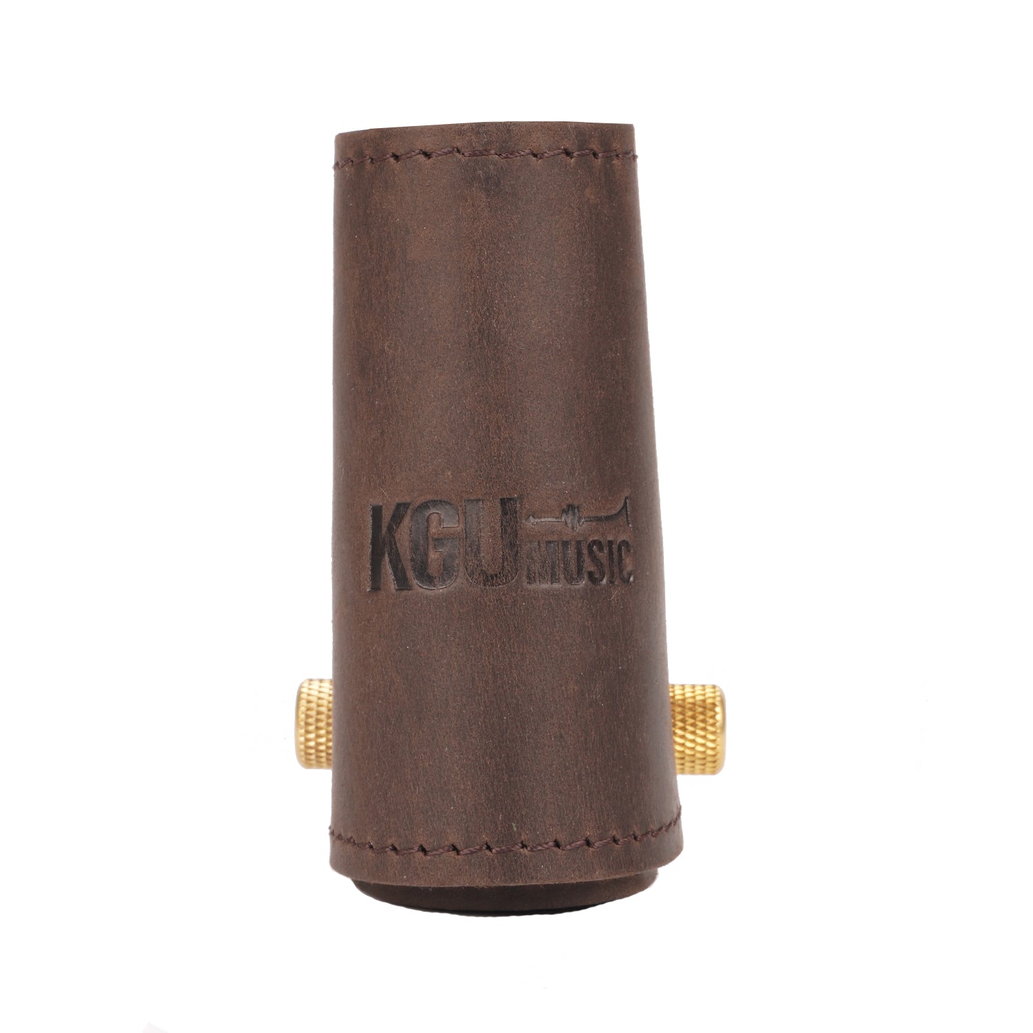 Leather Ligature & Cap for Alto Saxophone Mouthpiece | KGUmusic