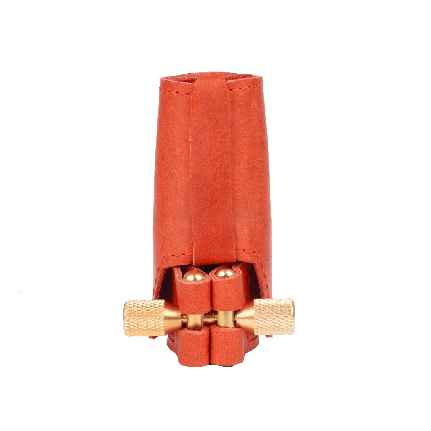 Leather Ligature & Cap for Alto Saxophone Mouthpiece | KGUmusic