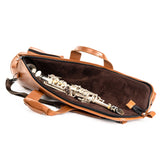 Gig Bag for Straight Soprano Saxophone | Genuine Leather