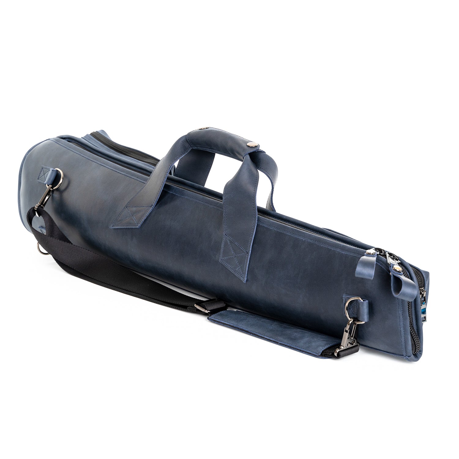 Gig Bag for Straight Soprano Saxophone | Genuine Leather "Crazy Horse"