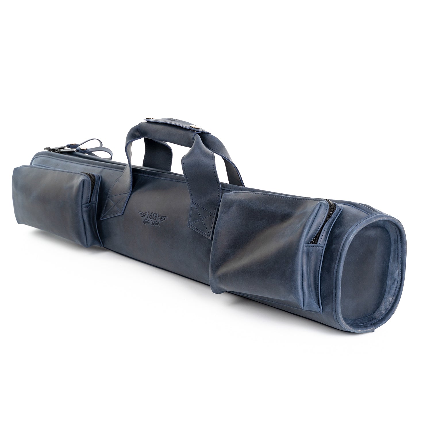 Gig Bag for Straight Soprano Saxophone | Genuine Leather "Crazy Horse"