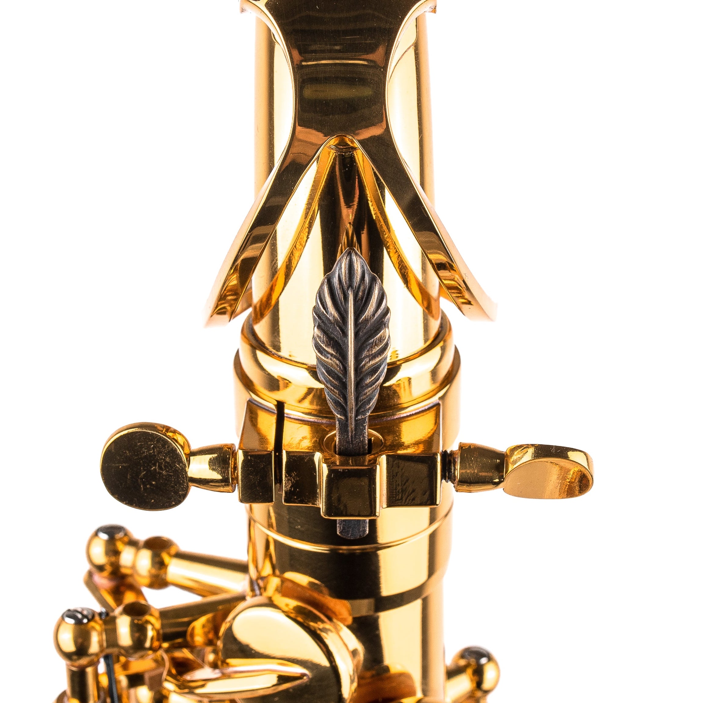 Saxophone ArtTone Bronze Booster - Feather Design