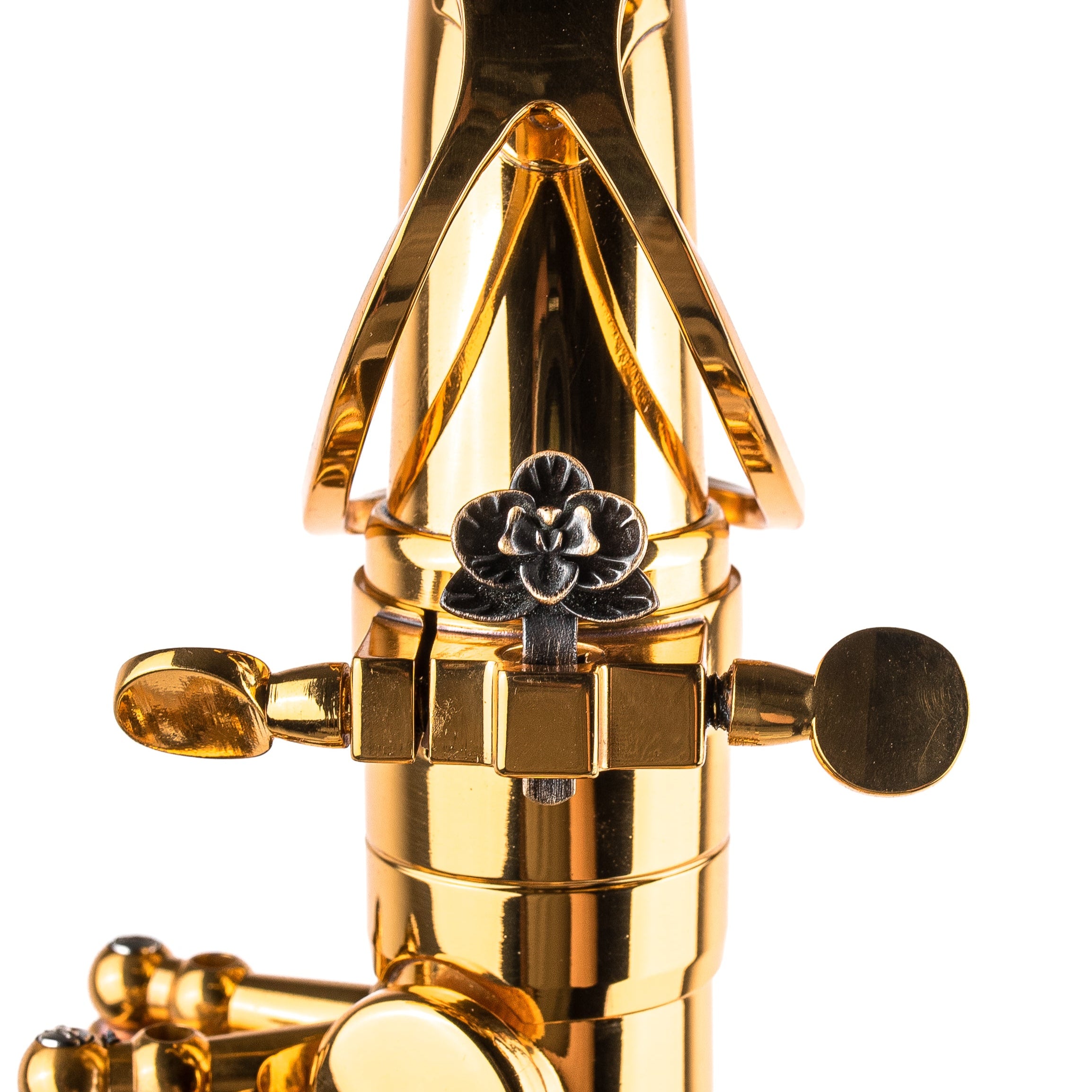 Saxophone ArtTone Bronze Booster - Flower Design