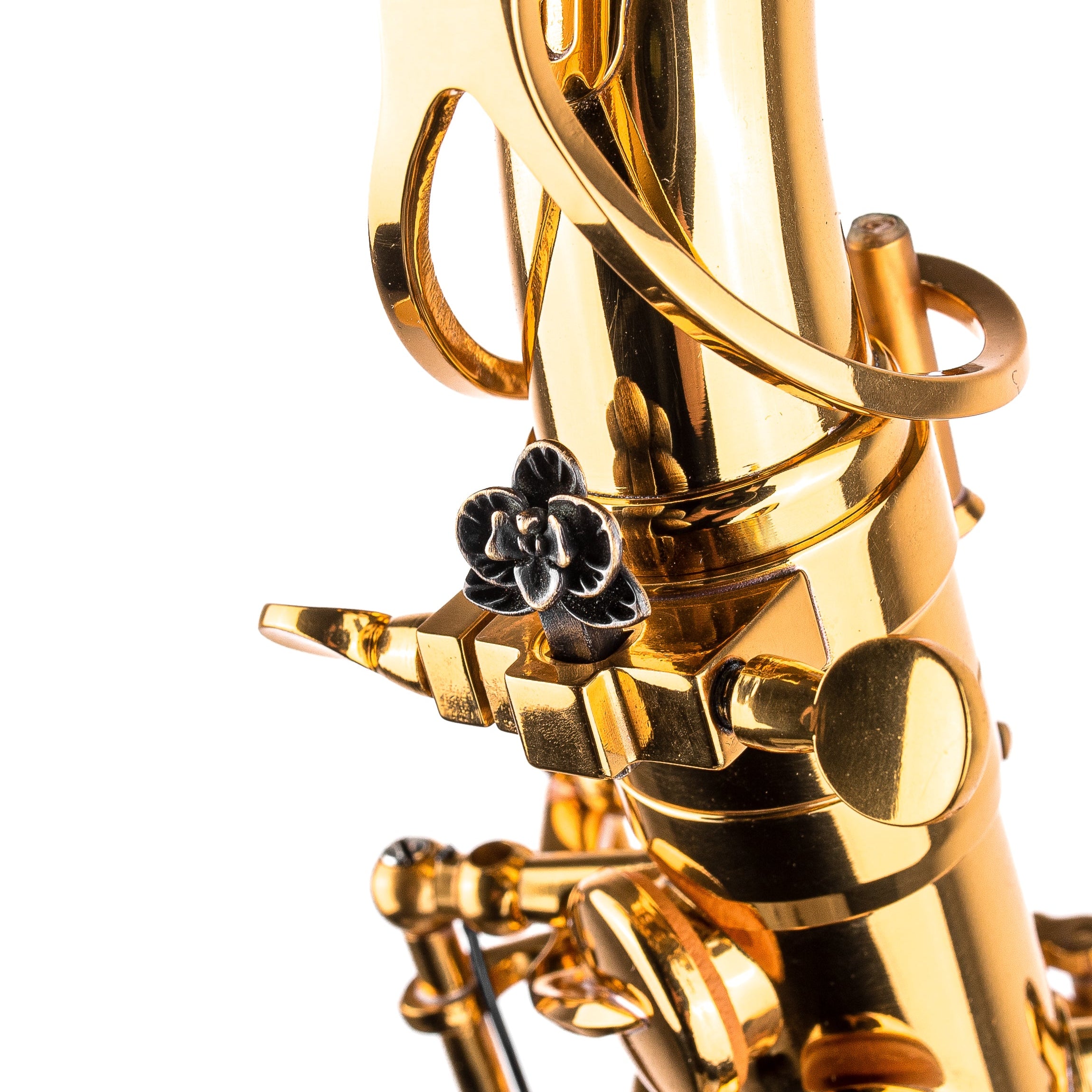 Saxophone ArtTone Bronze Booster - Flower Design