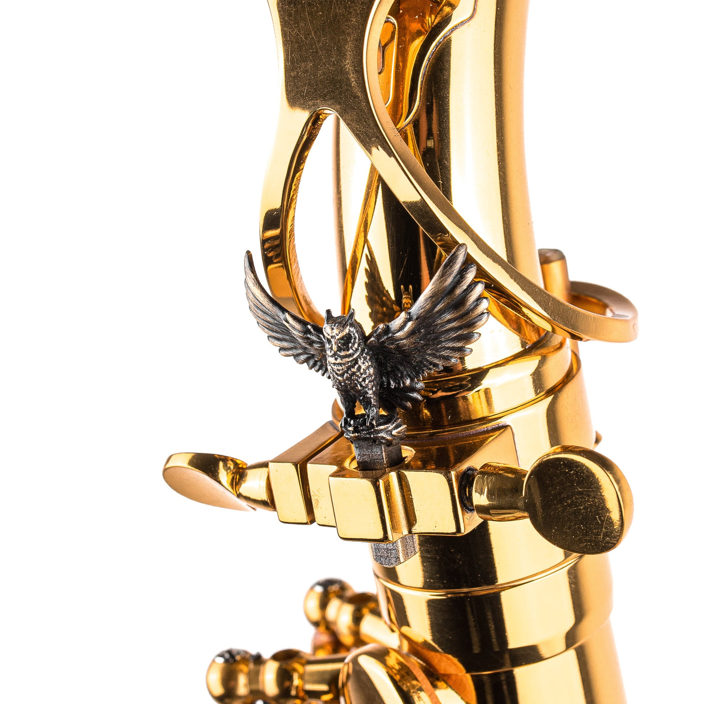 Saxophone ArtTone Bronze Booster - Owl Design