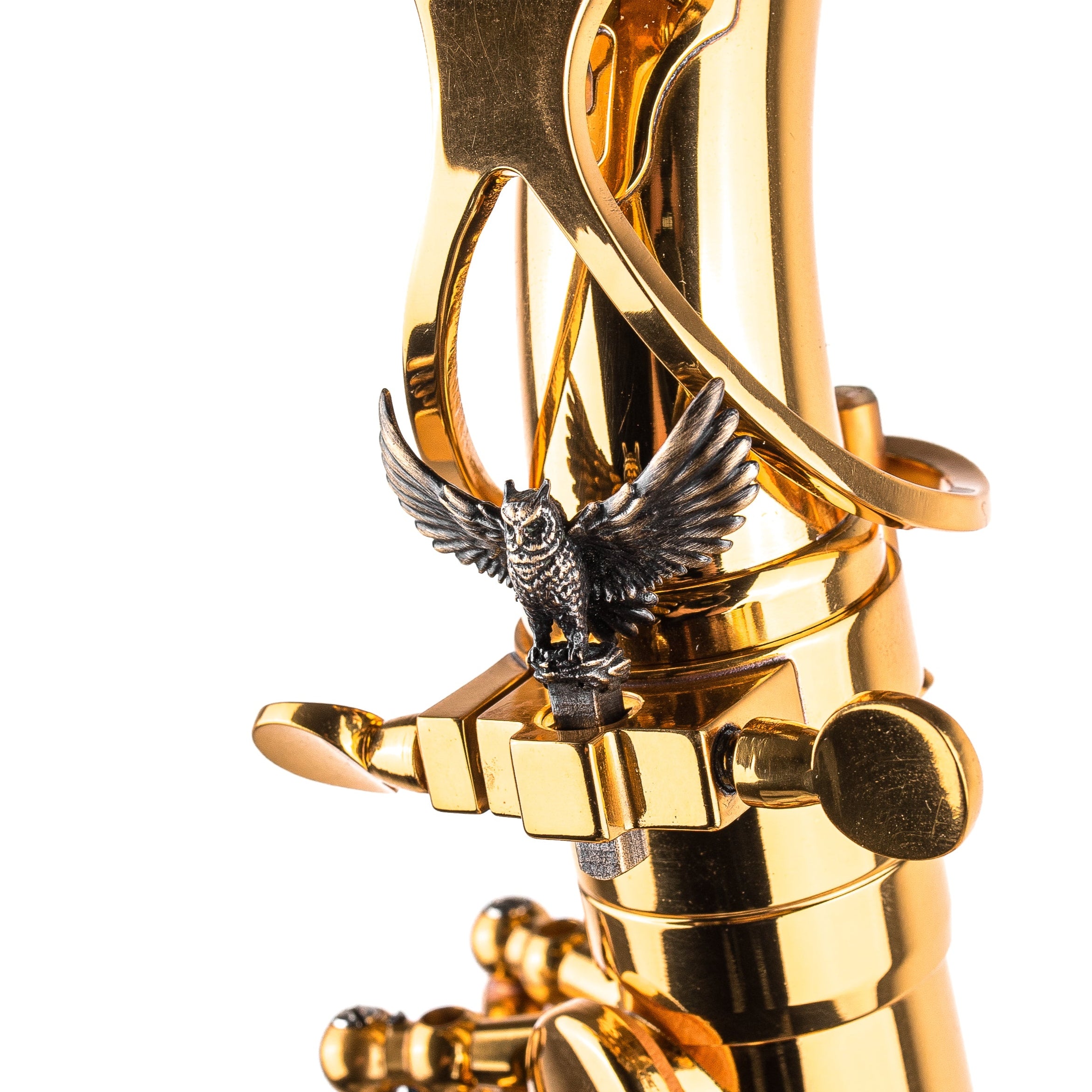 Saxophone ArtTone Bronze Booster - Owl Design
