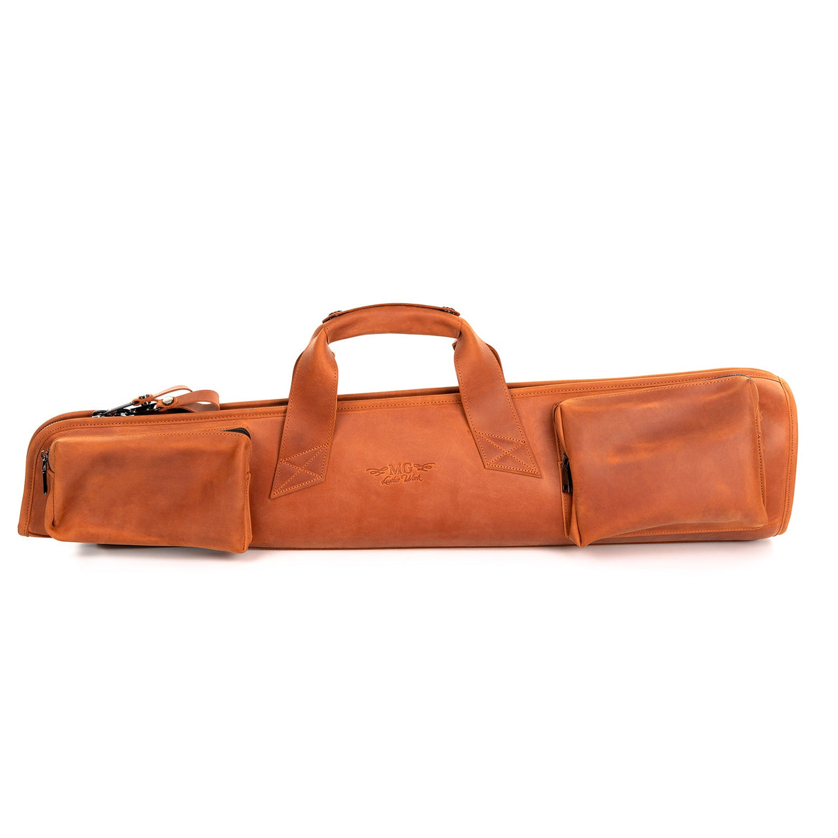 Gig Bag for Straight Soprano Saxophone | Genuine Leather "Crazy Horse"