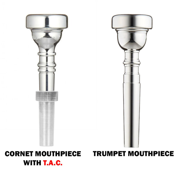 T.A.C. - KGUmusic Trumpet Adapter for Cornet mouthpiece.