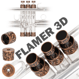 Trumpet 3D Flamer ARTISTIC series Trim Kit. KGUmusic