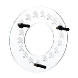 KGUmusic trumpet deflector with transparent acrylic disc.