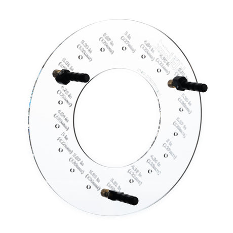 KGUmusic trumpet deflector with transparent acrylic disc.