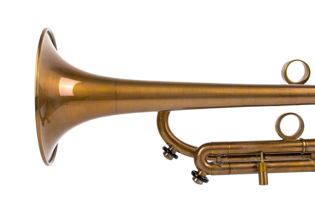 Trumpet KGUmusic Volya – 130 mm Brass Bell, Patina, Gloss lacquer
