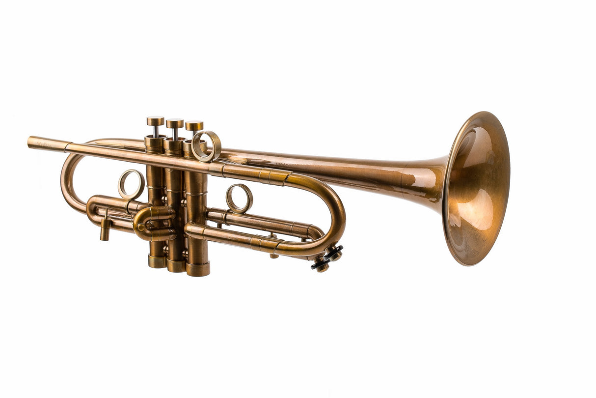 Trumpet KGUmusic Volya – 130 mm Brass Bell, Patina, Gloss lacquer