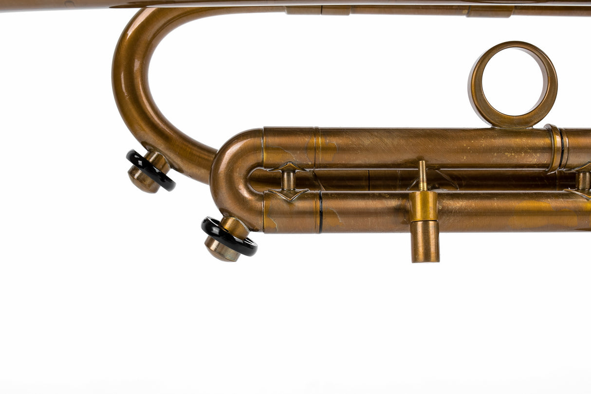 Trumpet KGUmusic Volya – 130 mm Brass Bell, Patina, Gloss lacquer